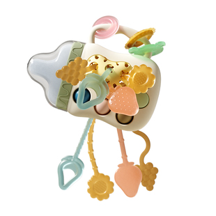 奶瓶拉拉乐婴儿玩具0一1岁宝宝6个月以上益智抽抽乐可啃咬小月龄8