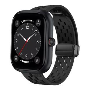 适用于honor荣耀亲选haylouwatch硅胶gs4手表带5/4pro透气磁吸GS3i腕带Magic2智能Rossini运动GS Pro新款配件