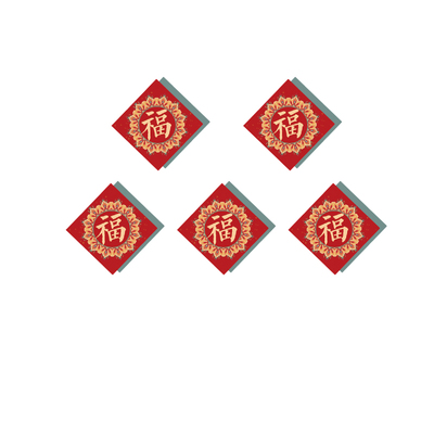 磁贴小福字2026马年春节冰箱贴贴纸自粘乔迁装饰品平安喜乐磁吸贴