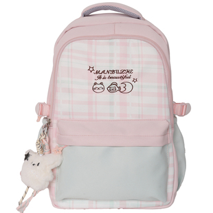 韩系高中初中女书包小学生三到六年级大容量女高颜值ins双肩背包