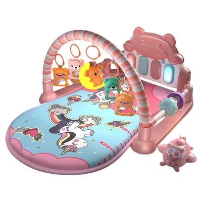 宝宝脚踏钢琴3-6个月健身架婴儿