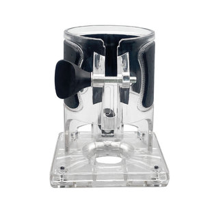 沃一修边机透明罩底座保护罩木工小锣机外壳加厚机罩工具通用配件