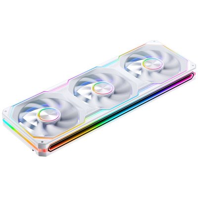 乔思伯光影之刃机箱XA-360/XA-120三面镜连体ARGB风扇 连体风扇