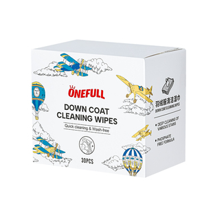 德国羽绒服免洗清洁湿巾强力去污渍衣物专用擦洗去油便携独立包装