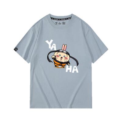 休闲宽松纯棉情侣短袖