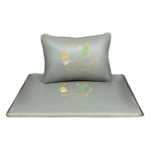 定制中式红木沙发坐垫夏季凉席防滑实木椅子座垫茶椅垫子双面两用