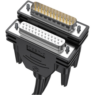 纯铜DB25延长线公对公对母25针连接线并口线电脑打印机数据线屏蔽