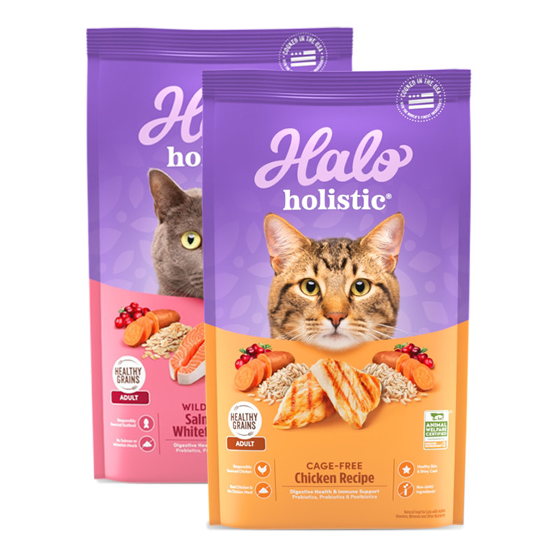 Halo自然光环成猫猫粮营养全价