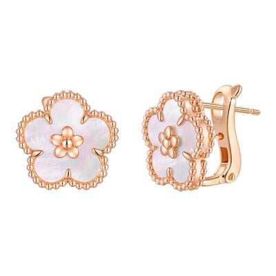 TWINSLULU高定梅花耳环