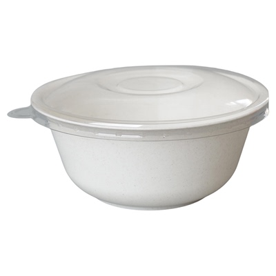 一次性稻壳餐具碗盘套装酒席加厚