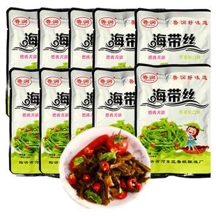 海带丝开袋即食下饭菜咸菜小包装香辣味海带丝香辣独立包装 鲁润