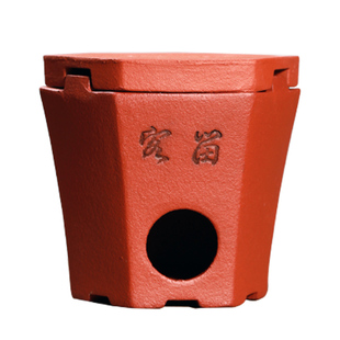 红泥炭炉酒精炉小风炉碳炉底座中式煮茶器核桃橄榄炭煮茶炉小火炉