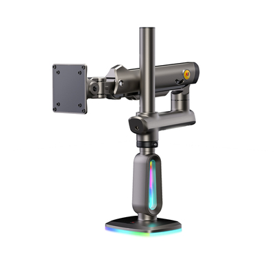 上下双屏显示器支架一拖二机械臂