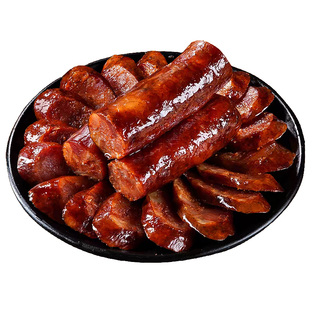 正宗重庆烟熏麻辣香肠四川特产农家自制辣肠川味腊肉纯肉肠腊肠