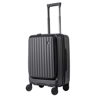 CROWN/皇冠侧开盖行李箱大容量25寸商务拉杆箱男出差旅行箱20寸女