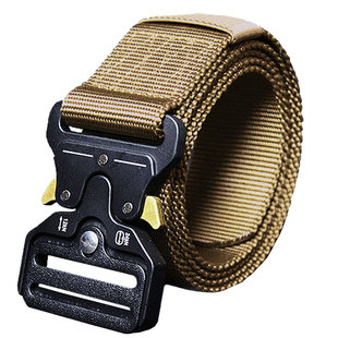 执政官战术腰带男军迷户外尼龙布皮带户外自动扣多功能帆布腰带