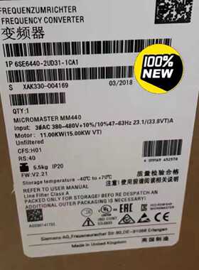 【询价】6SE6440-2UD31-1CA1适用