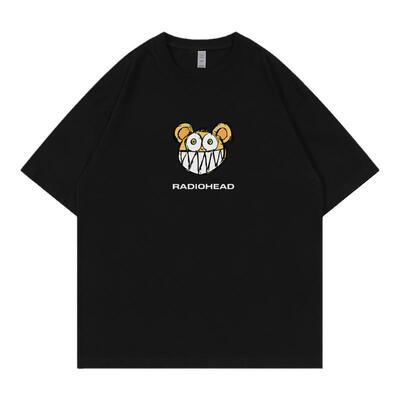 Radiohead落肩宽松摇滚短袖T恤