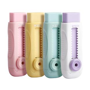 晨光推拉橡皮擦小学生专用像皮擦不留痕无屑超干净擦字橡皮儿童安全无毒幼儿园推动式铅笔象皮擦文具用品替换