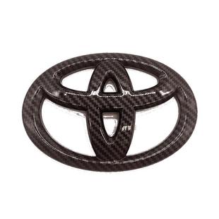 适用于丰田车标贴卡罗拉凯美瑞雷凌亚洲龙RAV4汉兰达前后黑标改装
