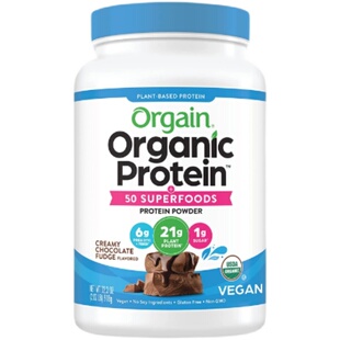 进口Orgain有机天然植物蛋白质粉营养代餐素食健身速溶果蔬蛋白粉