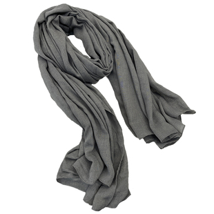 2025新款围巾男女薄款秋冬韩版百搭纱巾护颈保暖围脖纯色超大披肩