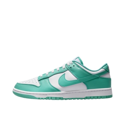 Nike耐克Dunk Low Retro白绿男子复古低帮运动休闲板鞋DV0833-101
