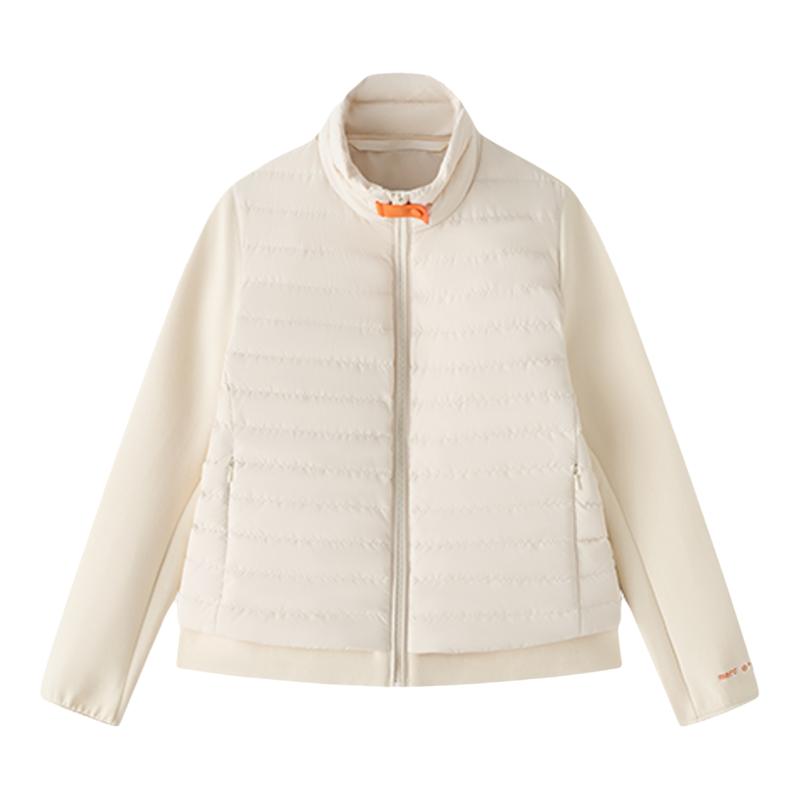 【自营】Marc O'Polo2025冬季新款针织拼接立领修身轻薄羽绒服女