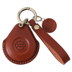 适用于哈雷X48摩托车钥匙包 883感应街霸750滑翔路威st牛皮钥匙套