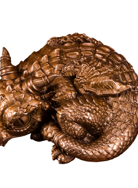 奥格瑞玛雏龙桌面摆件青铜雕像礼