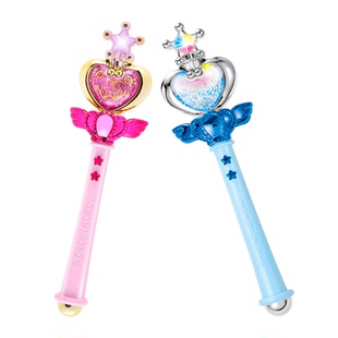 小魔仙魔法棒公主仙女棒流沙发光爱心闪光夜光玩具儿童女孩大号
