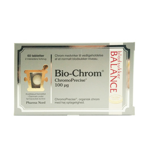 丹麦法尔诺德有机铬片Bio-Chrom60粒提胰岛活性血糖促进代谢平衡