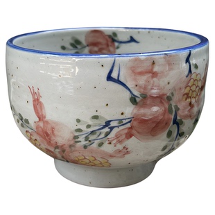 手工碗粥碗色拉碗釉下青花手绘大饭碗款粗陶米饭碗水果碗原创中式