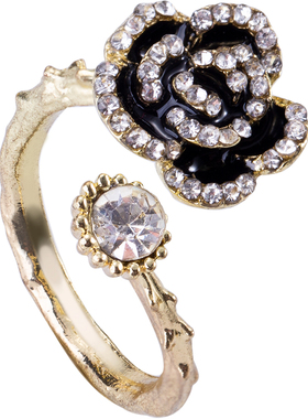 【时尚个性】玫瑰花戒指