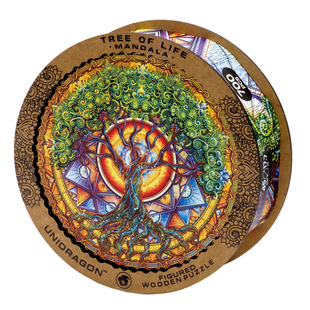 【官方授权】正版UNIDRAGON《生命树》木质异形拼图高难度成人版