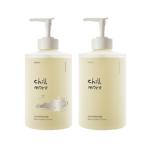 chillmore且悠净润香氛洁肤露双瓶沐浴露家庭装温和DB
