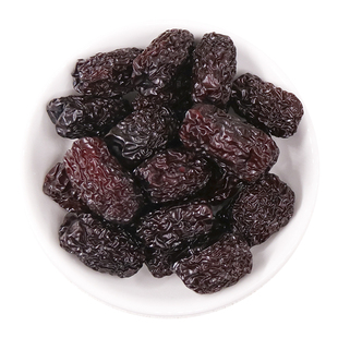 黑枣特级大乌枣500g紫晶黑枣即食零食干吃煲粥汤软枣免洗大枣特产