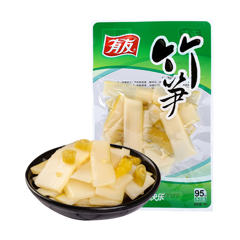 【59元任选4件】有友泡椒竹笋解馋追剧夜宵充饥即食独立包装零食