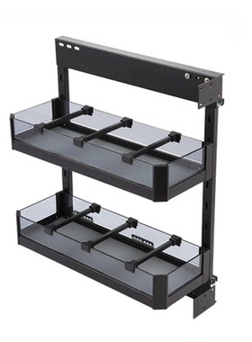 厨房橱柜窄柜抽屉式侧装拉篮