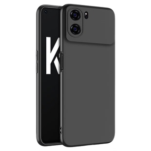 适用OPPO K10 K10x K10pro K10活力版手机壳 硅胶全包防摔保护壳磨砂黑色软壳男女款简约防滑手机套