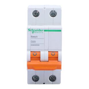 原装施耐德EA9AN系列D型空气开关小型断路器 1P2P3P4P 6A~63A