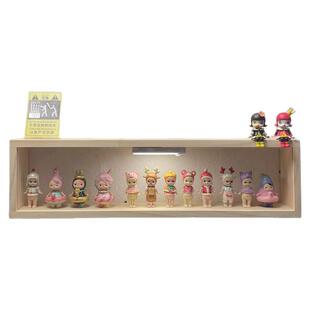 盲盒收纳展示架亚克力盒模型手办展示框积木娃娃透明盒子柜墙上柜