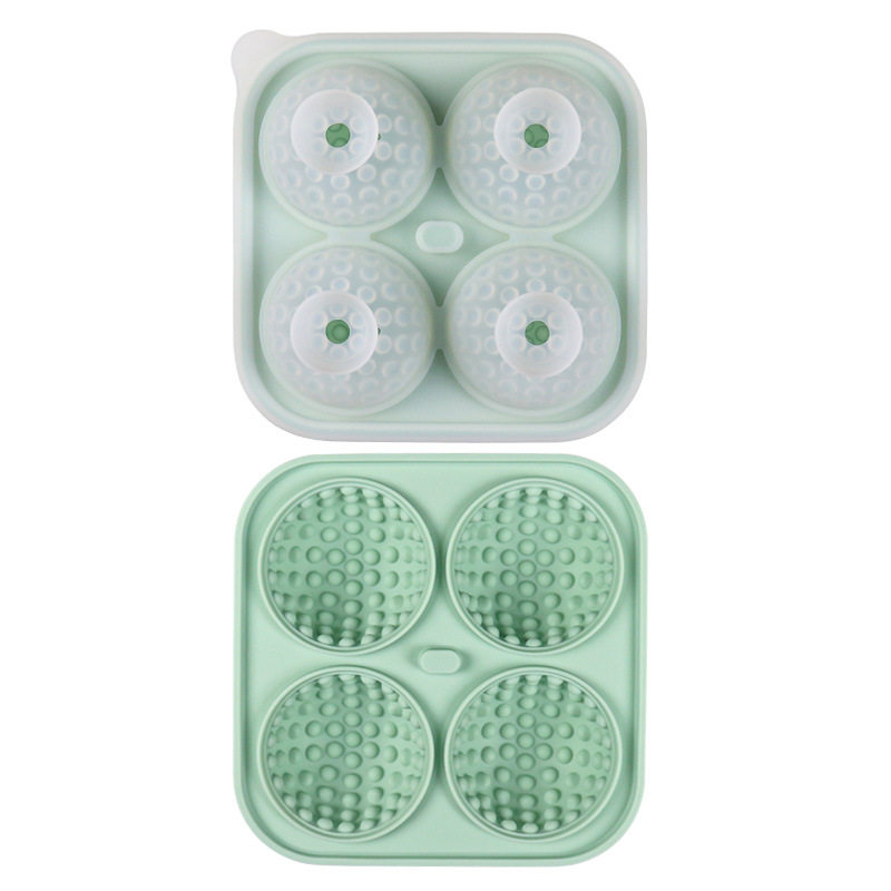 食品级硅胶冰格球体造型冰球冰块模具足球篮球网球冰格冰箱储冰盒