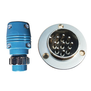 二保焊送丝机连接线6芯7芯航空插头插座控制线连接器气保焊机配件