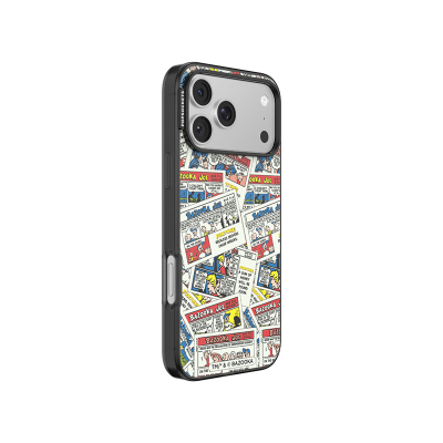 【街头糖果·手机壳】PopSockets泡泡骚xBazooka系列磁吸防摔手机壳苹果iPhone17/16ProMax/Pro 印花 复古