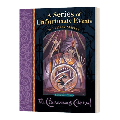 英文原版 The Carnivorous Carnival 波特莱尔大冒险9 狮口脱险 英文版 进口英语原版书籍儿童图书