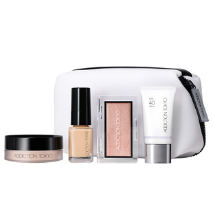 【开年焕新】ADDICTION风尚假日底妆限定蜜粉腮红妆前粉底液套装