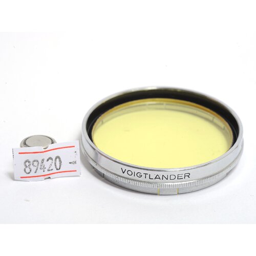 【议价】福伦达47mm30147G1卡扣式黄色滤镜银色