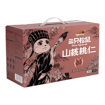 三只松鼠_山核桃仁500g新货坚果