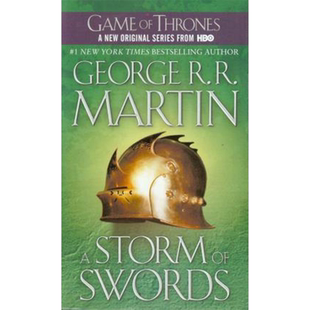 冰与火之歌3 英文原版小说 A Song of Ice and Fire A Storm of Swords冰雨的风暴乔治马丁HBO美剧原著权力的游戏进口书籍正版全套